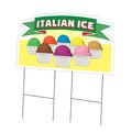 Amistad 24 x 36 in. Yard Sign & Stake - Italian Ice AM2026607